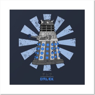 Dalek Retro Japanese Dr Who Posters and Art